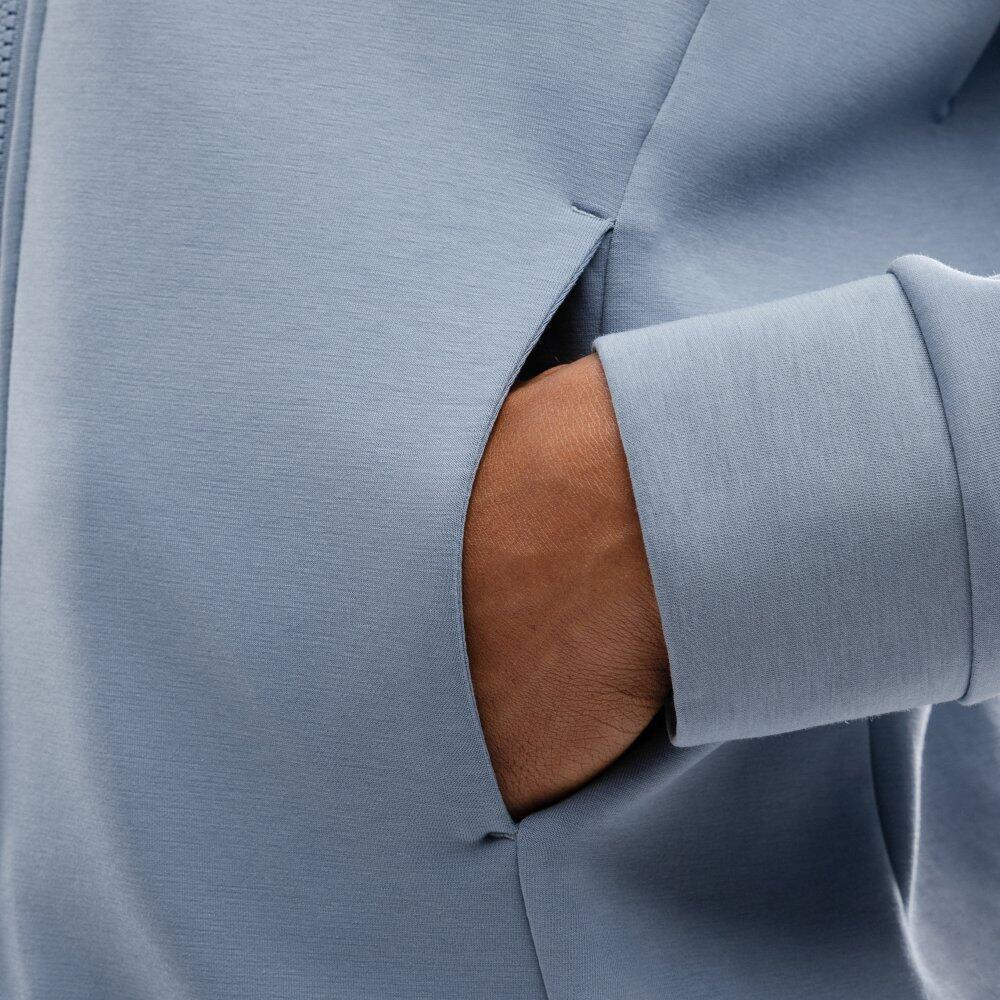 Sweat à capuche fitness zippé homme Surpass Bleu 5/7