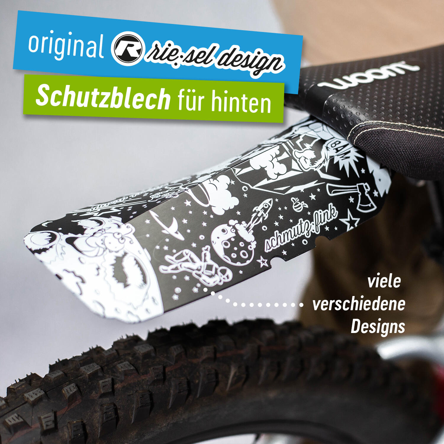 Kotflügel Riesel Design Schmutzfink Adventure 3/5