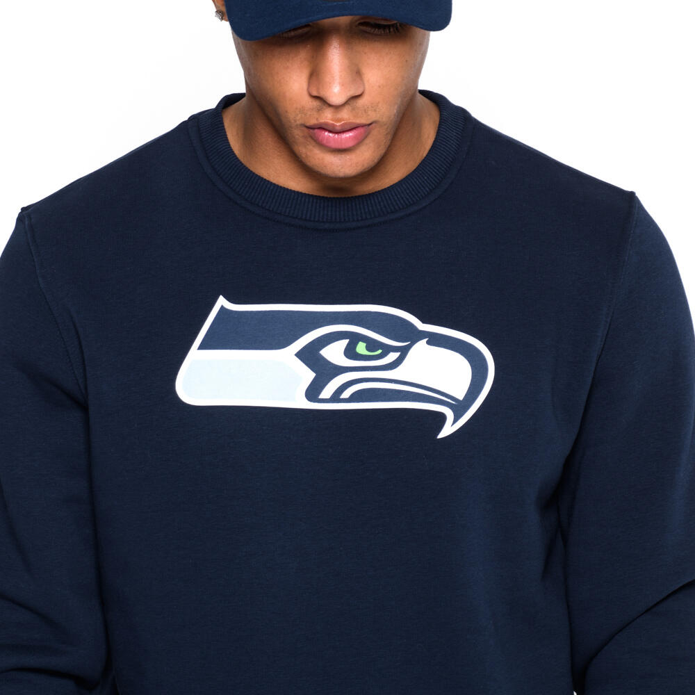 Sweat ras du cou avec logo de l' quipe Seattle Seahawks 3/6
