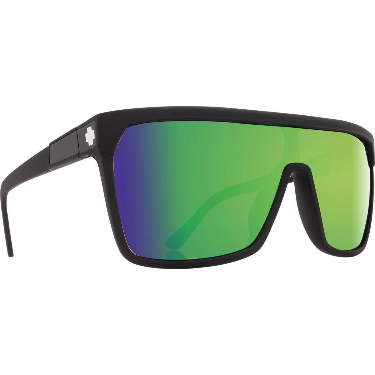 Spy - Flynn Matte Black - Happy Bronze Green Mirror - Lunettes De Soleil - Noir - Taille Unique - Decathlon