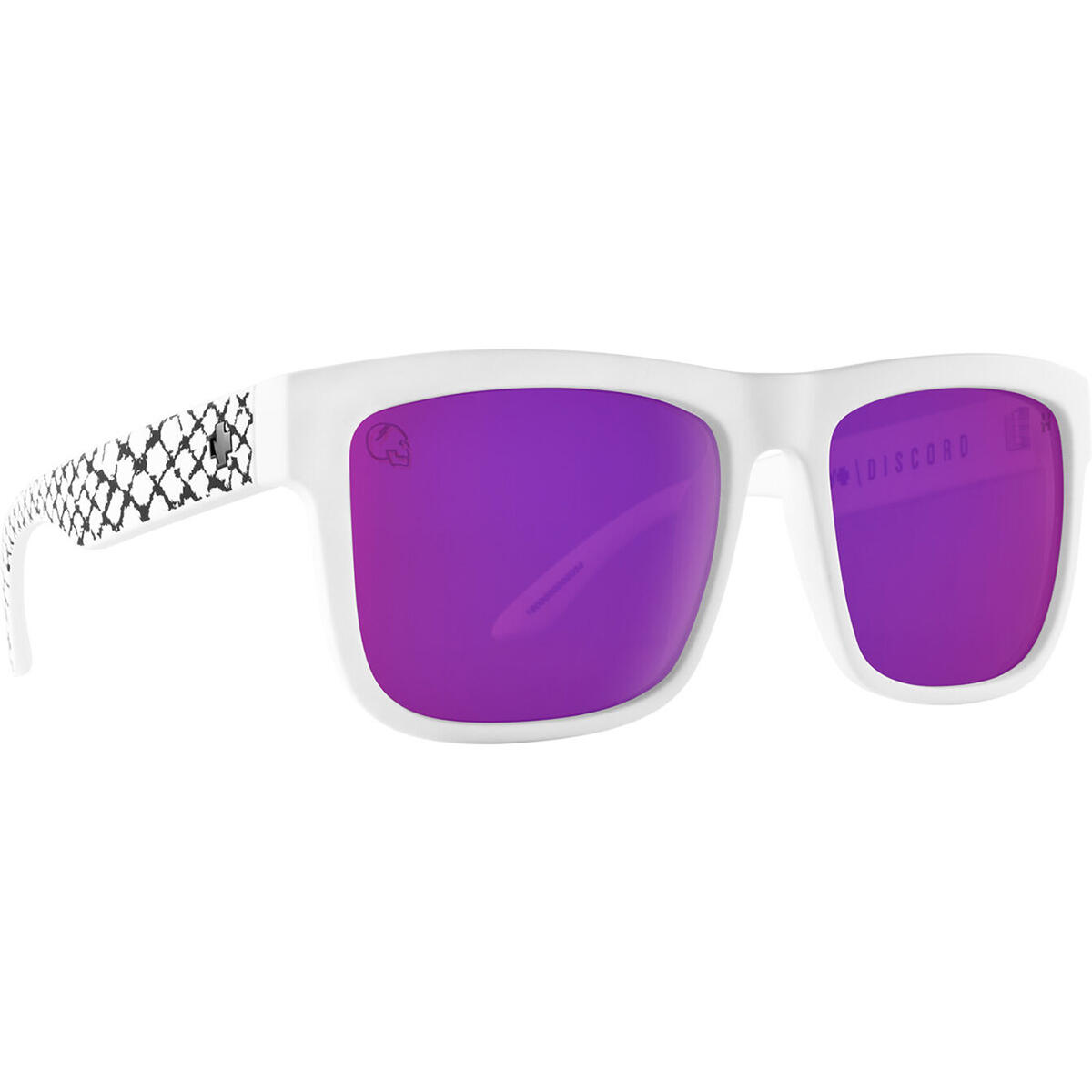 blanc / noir / violet