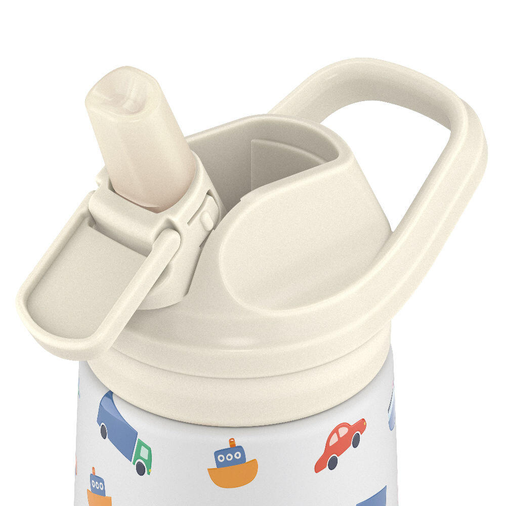 Botella Térmica para niños Cool Bottles. Con envío gratis. Little Wheels 350ml 3/5