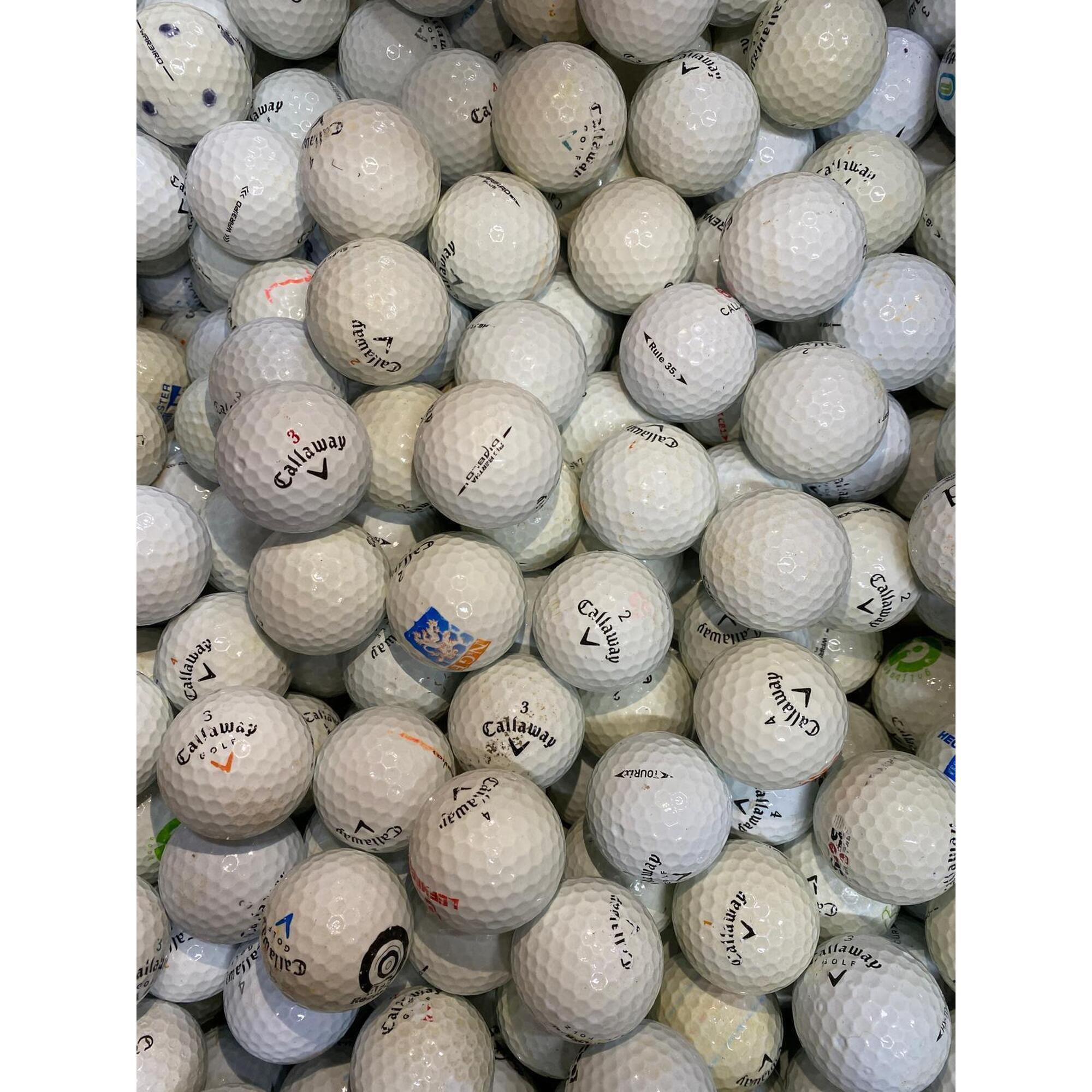 Callaway - Lot De 50 Balles De Golf Callaway Mix - Lakeballs Recyclées (qualité Croisée) - Balle De Golf - Blanc - 36 Mm - Decathlon