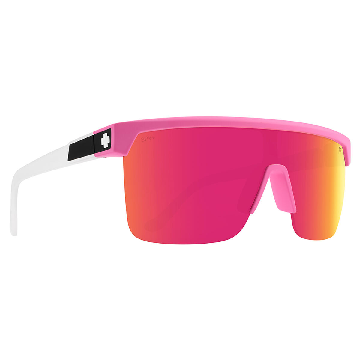 Spy - Flynn 5050 Matte Pink Matte Translucent White - Happy Bronze Pink Mirror - Lunettes De Soleil - Rose - Taille Unique - Decathlon