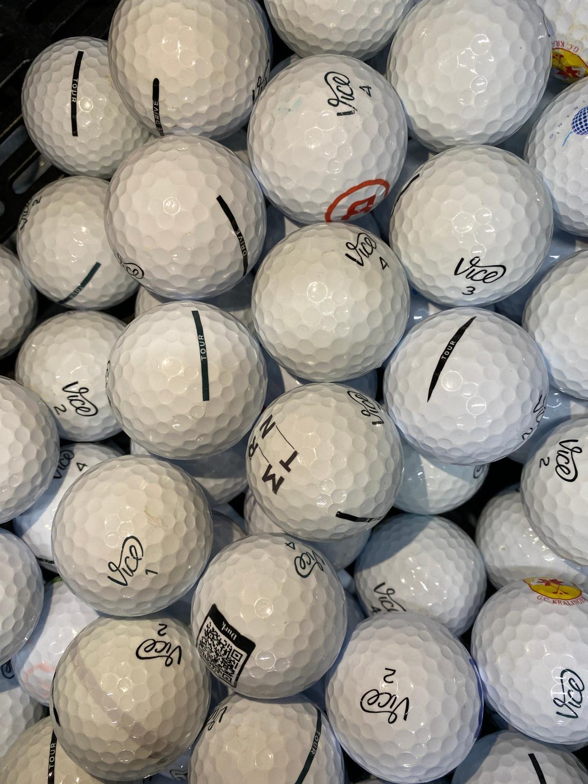 VICE 50 Balles de Golf Vice Mix d’Occasion – Lakeballs
