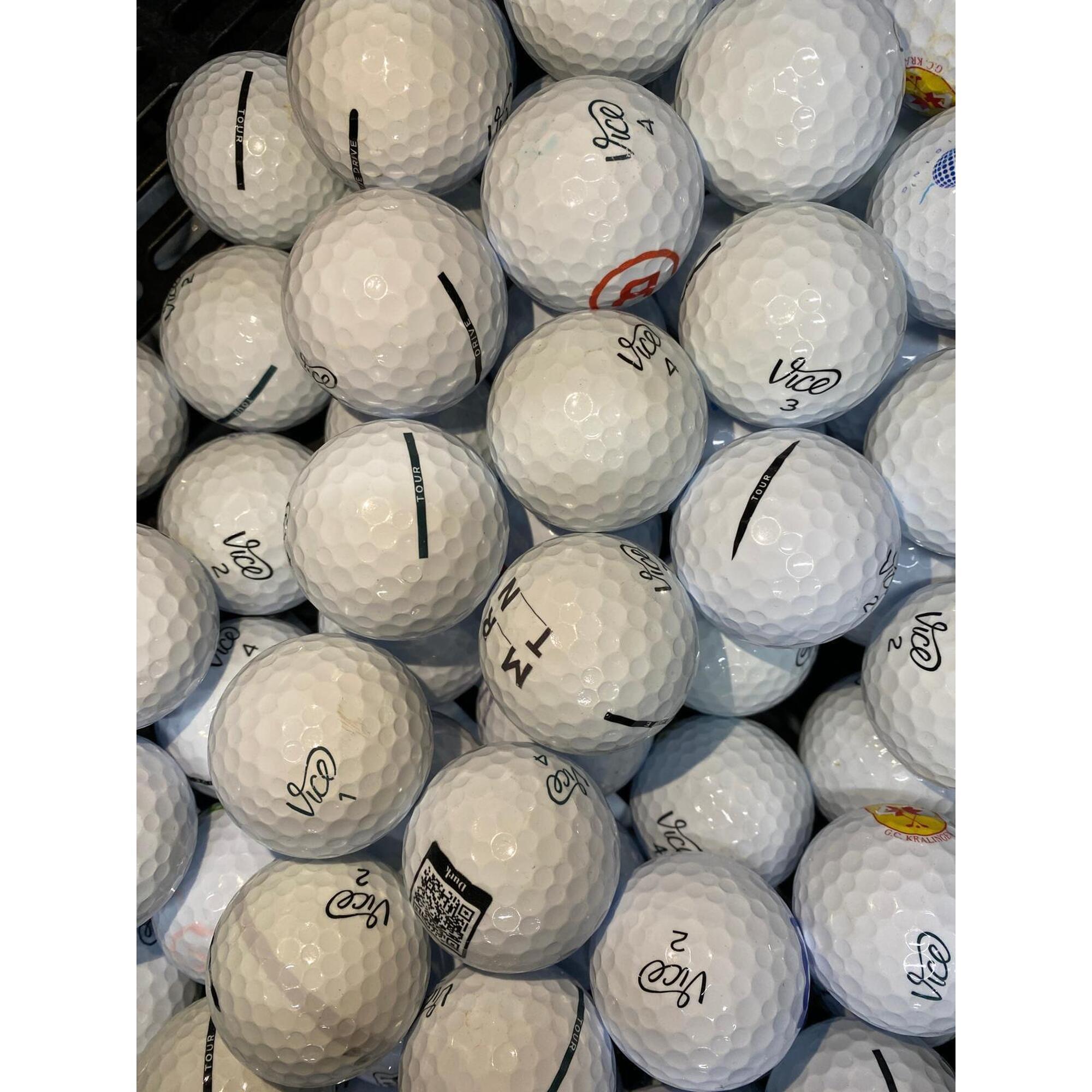 Vice - 50 Balles De Golf Vice Mix D’occasion – Lakeballs - Balle De Golf - 36 Mm - Decathlon