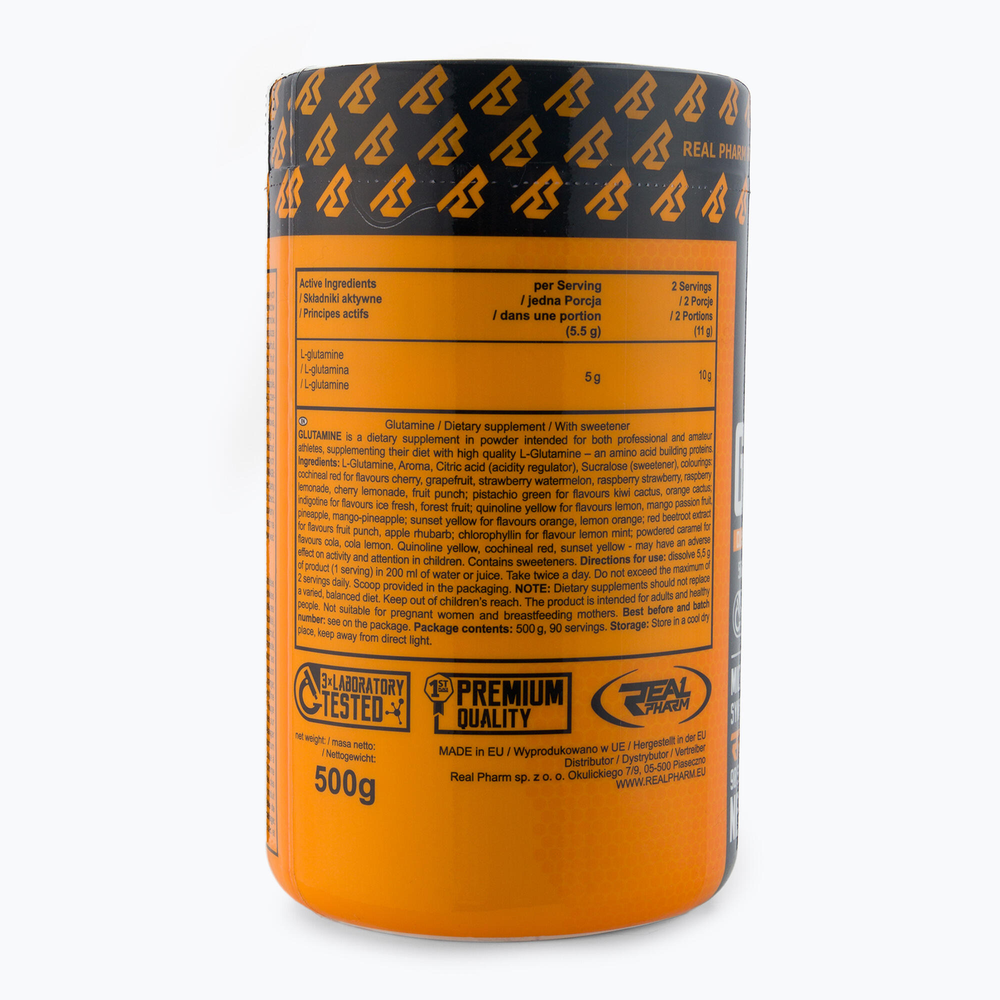 Real Pharm acides aminés glutamine 500g 2/4