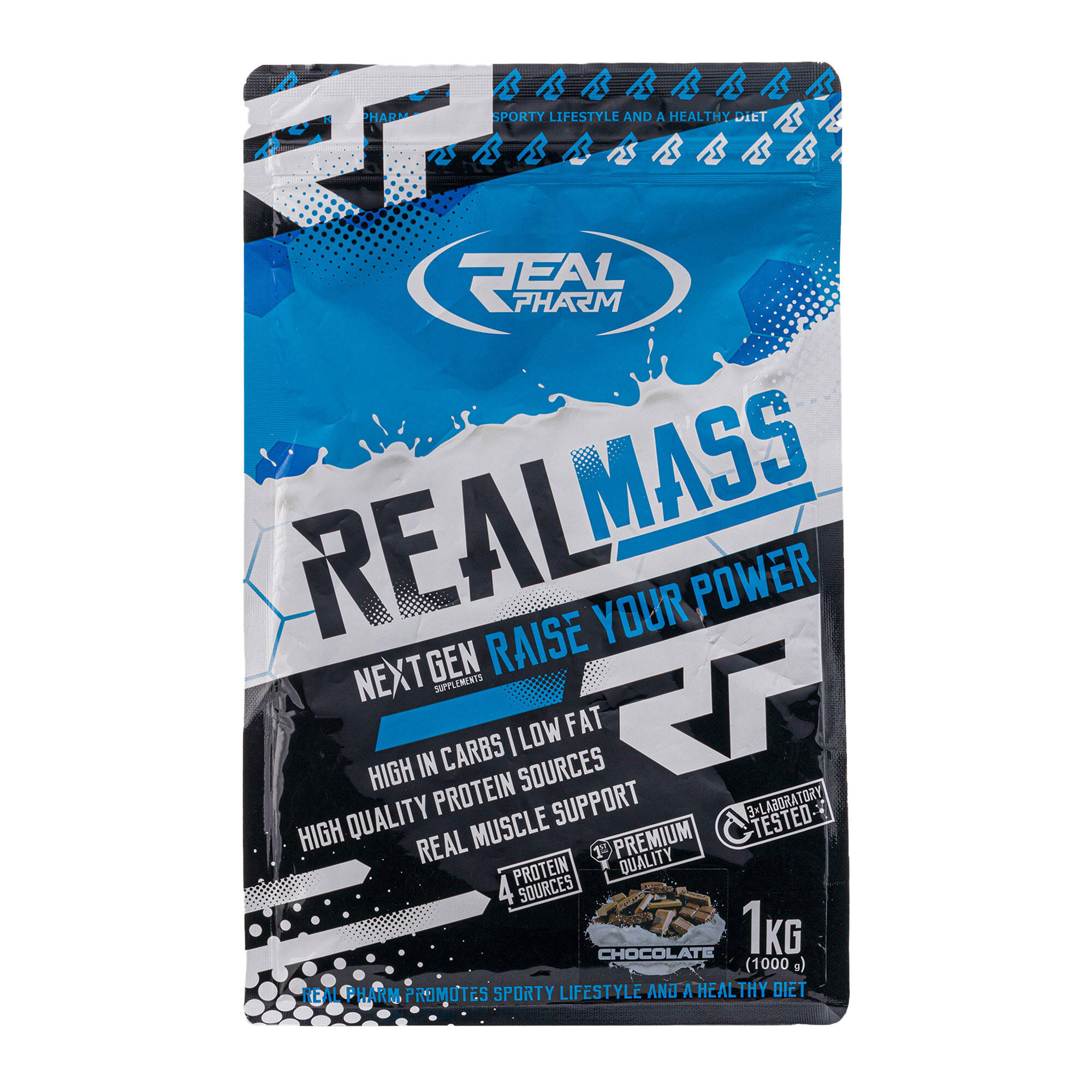 Odżywka na masę (Gainer) Real Pharm Real Mass 1000g 4/4