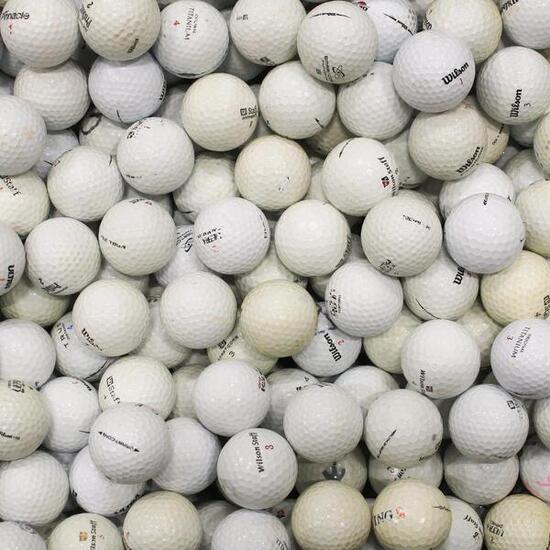 50 Balles de Golf Wilson Mix d’Occasion – Lakeballs