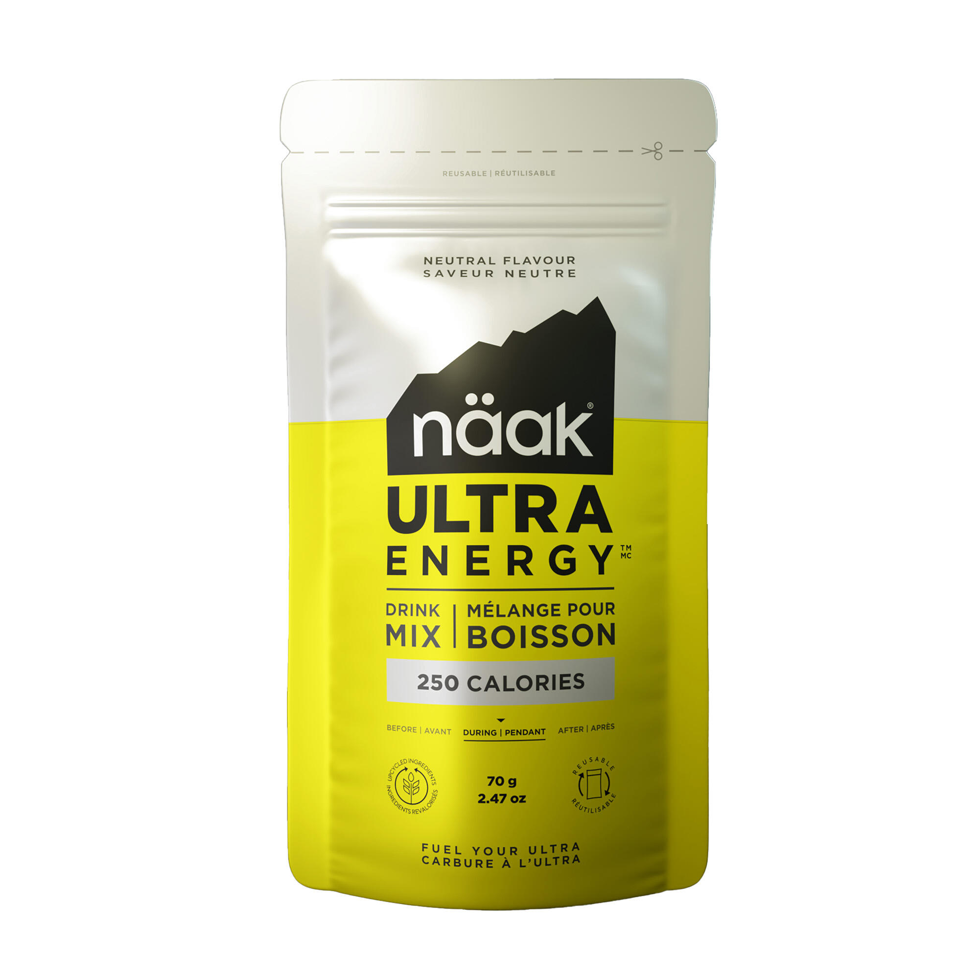 Pack 5 Näak Ultra Energy Drink Mix Neutral 72 g 5/5