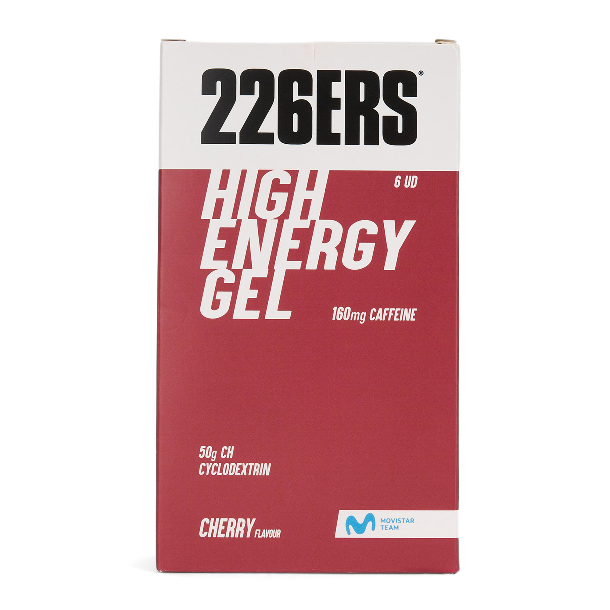 BOX 6 HIGH ENERGY GEL 76g - Gel Energético con ciclodextrina 5/5