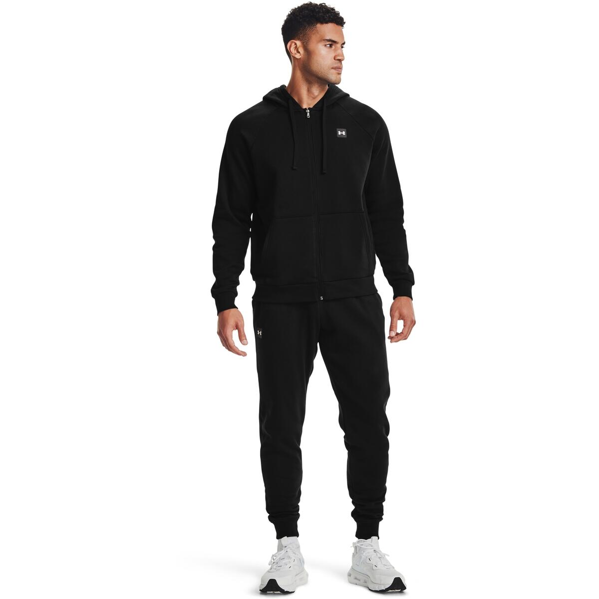 Capot Under Armour UA Rival Fleece FZ Hoodie, Noir, Hommes 3/7