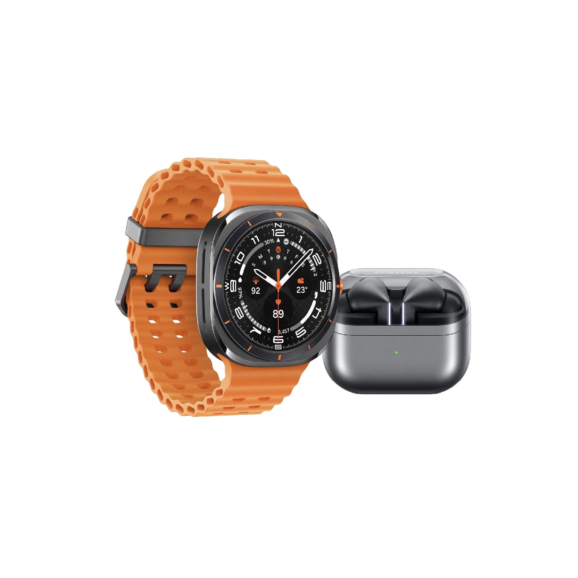 Galaxy Watch Ultra 47mm Grijs met Galaxy Buds 3 Pro Zilver + JBL Flip 7 6/6