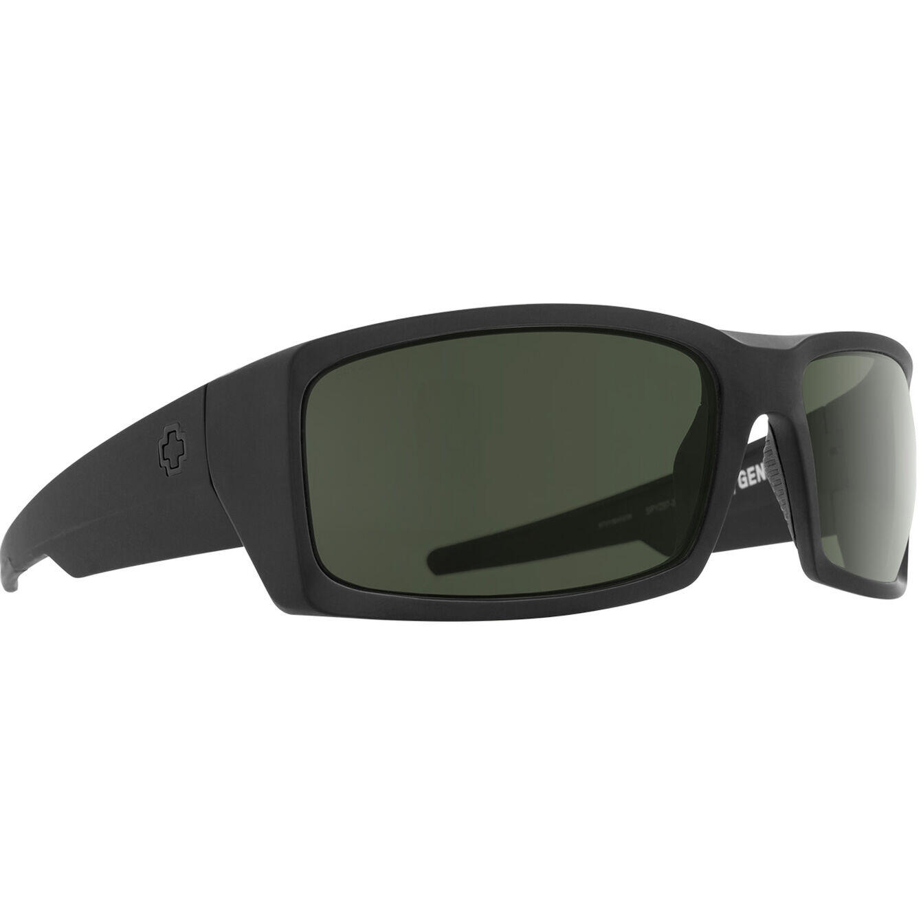 Spy - General Soft Matte Black - Happy Gray Green Polar - Lunettes De Soleil - Noir - Taille Unique - Decathlon