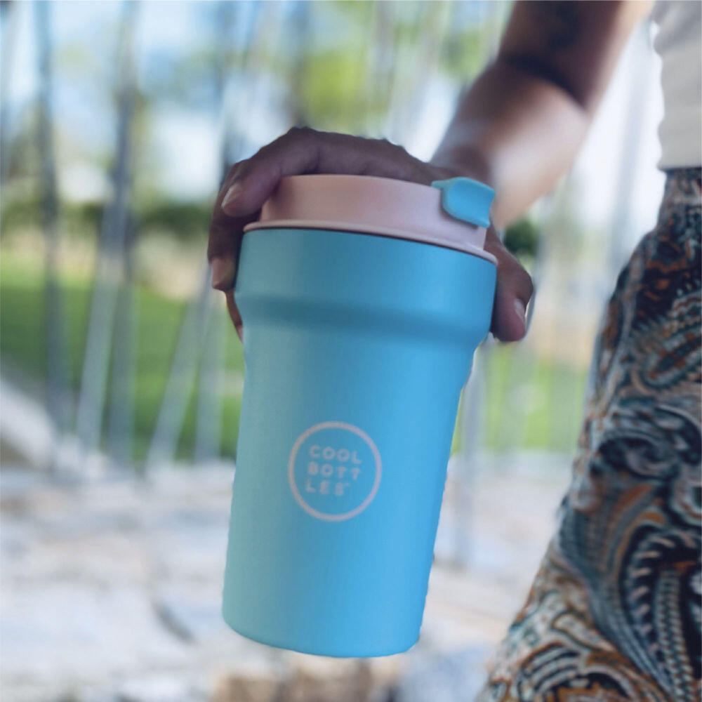 Vaso Térmico de acero Inoxidable Cool Bottles. Paradise Tumbler - Mykonos 350ml 6/6