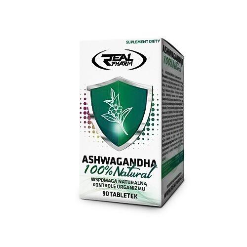 Zdrowie i uroda Real Pharm Ashwagandha 100% 90tabs 1/3