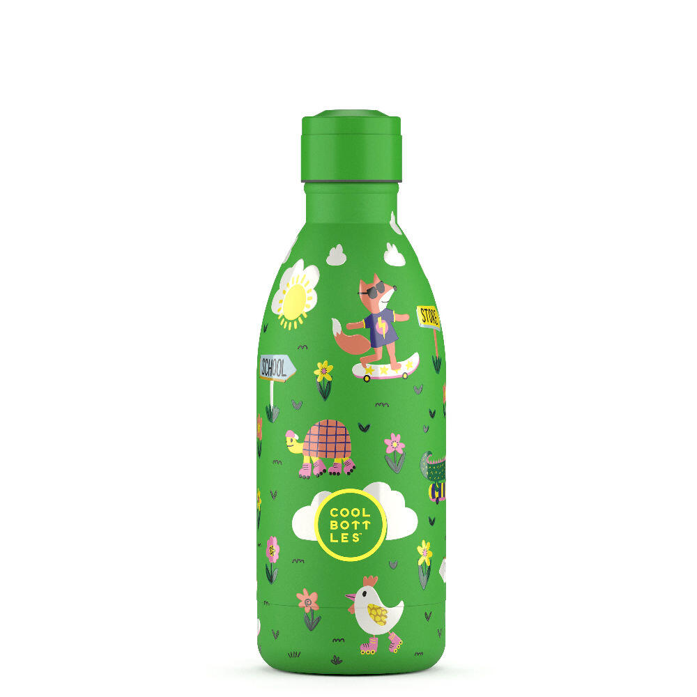 Botella Térmica para niños Cool Bottles. Con envío gratis. Rolling Skaters 500ml 2/4