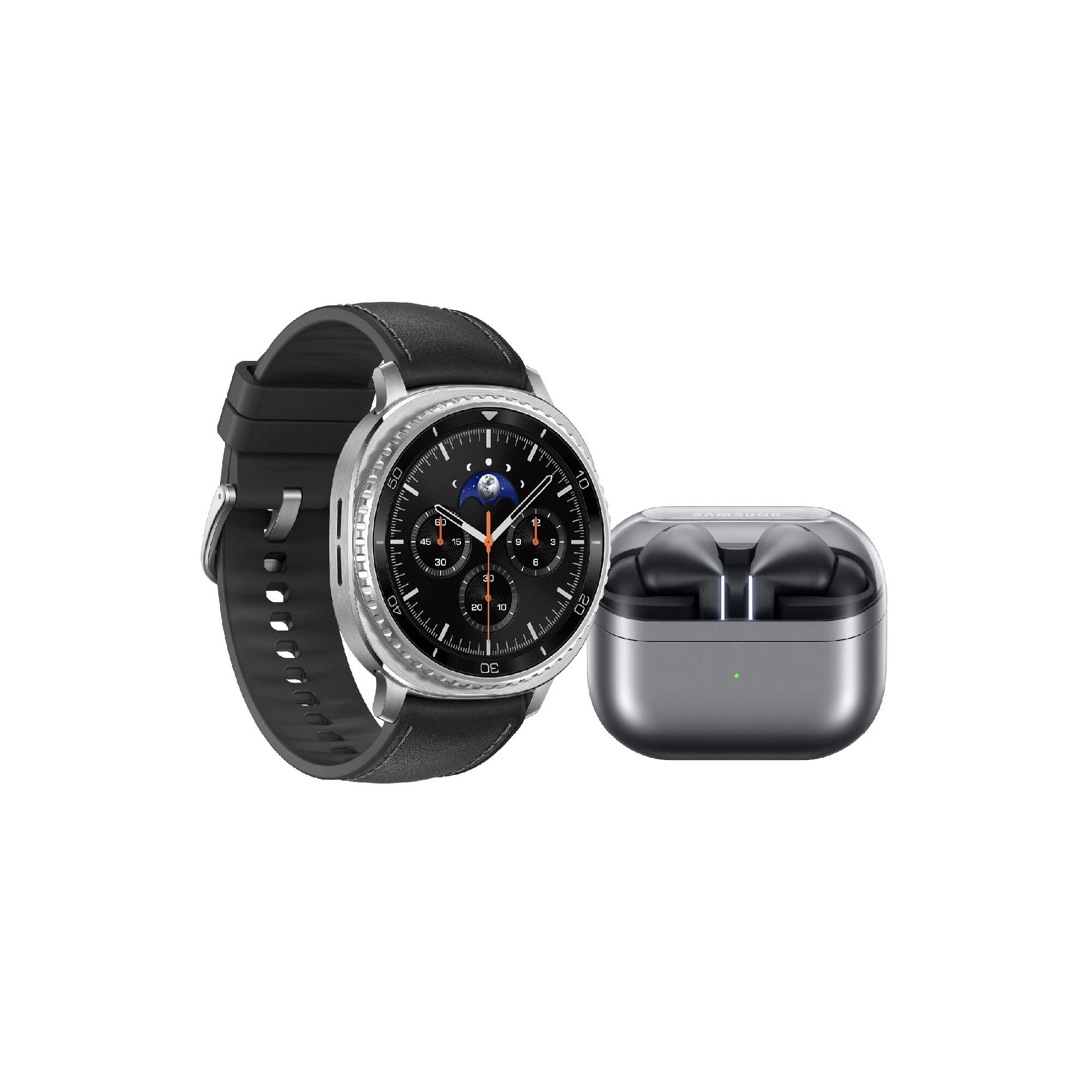 Galaxy Watch8 Classic 46mm Zwart met Galaxy Buds 3 Pro Zilver + JBL Flip 7 6/6