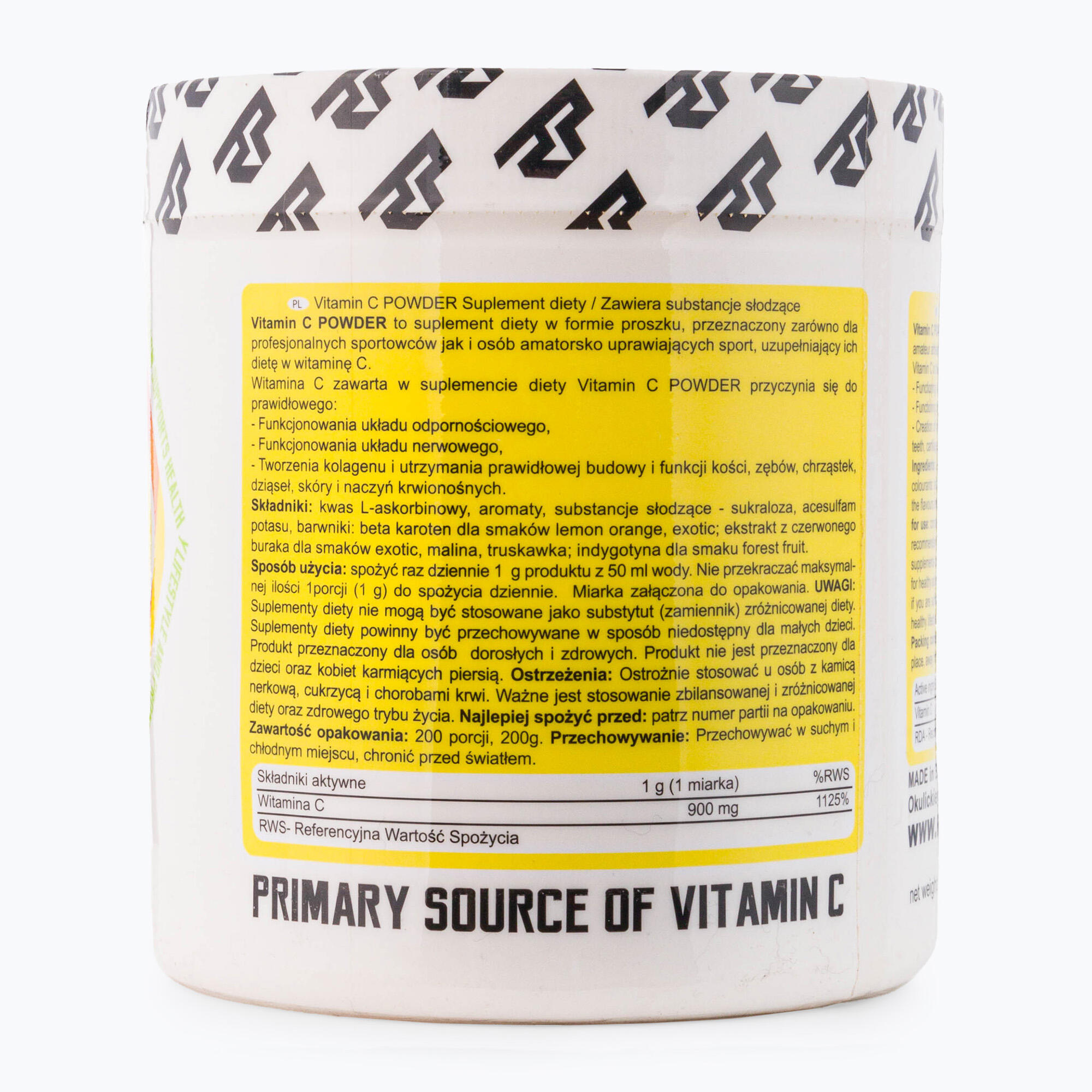 Zdrowie i uroda Real Pharm Vitamin C 200g Forest Fruits 2/4