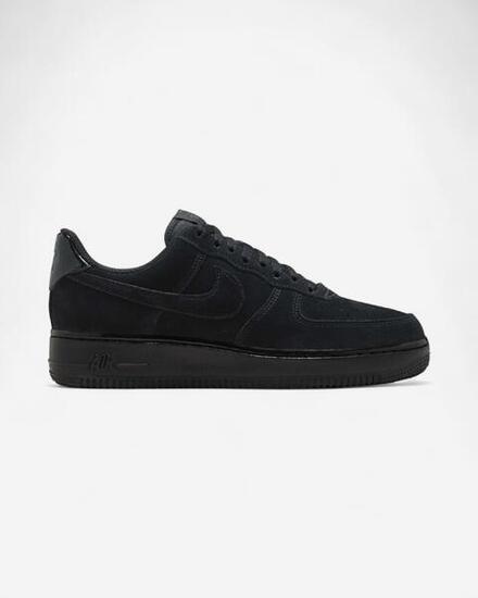 Nike Air Force 1 Low '07 Triple Black Suede (Women's)