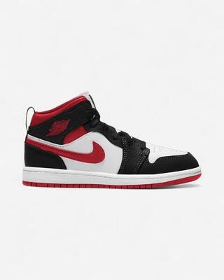 Jordan 1 Mid Gym Red Black White (PS)
