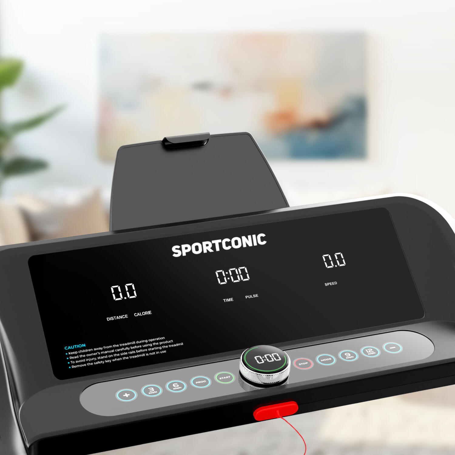 Sportconic T155 Loopband 1-14km/u, Inklapbaar, 12 programma's 4/7