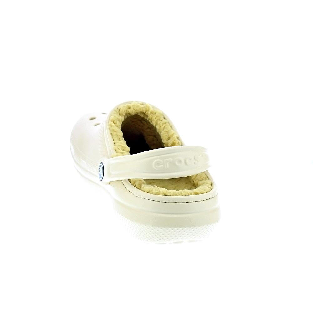 Zuecos CROCS  Classic Lined Clog Beige  Mujer 3/6