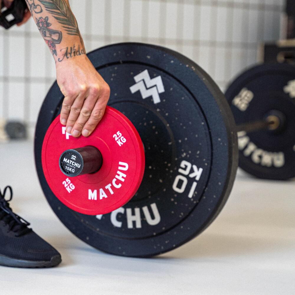 Fractional plates set - 0.25 - 0.5 - 1 - 1.5 - 2.5 kg - 2x elk gewicht 5/7