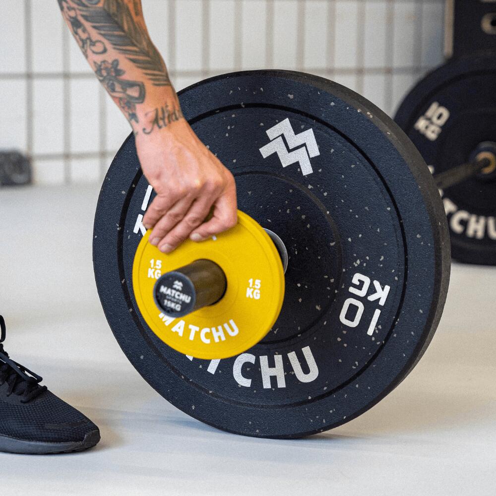 Fractional plates set - 0.25 - 0.5 - 1 - 1.5 - 2.5 kg - 2x elk gewicht 6/7