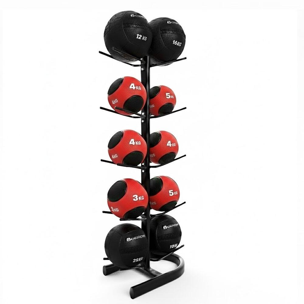 Soporte vertical para wall balls y balones medicinales 2/3
