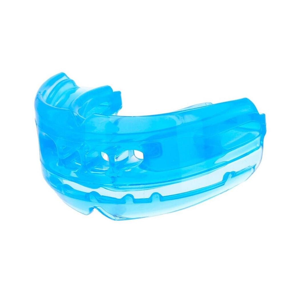 Shock Doctor Double Mouthguard for Braces Blue Adult