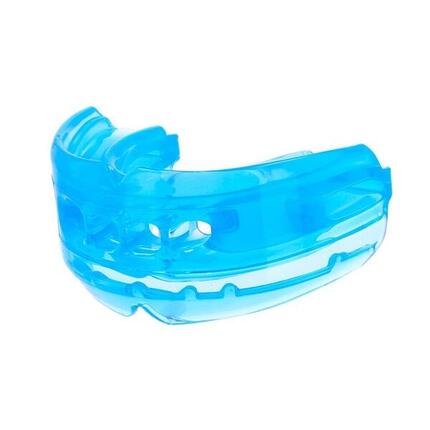 Protège-Dents Double Shock Doctor Appareil Dentaire Bleu Adulte