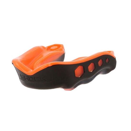 Protège-dents Gel Max Strapless Adulte Shock Doctor Noir et orange