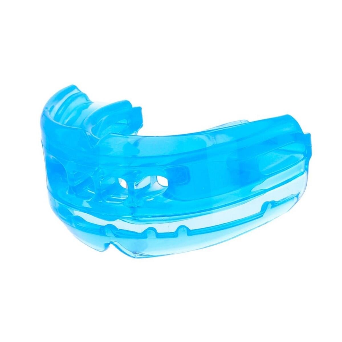 Protège-Dents Double Shock Doctor Appareil Dentaire Bleu Junior 1/5