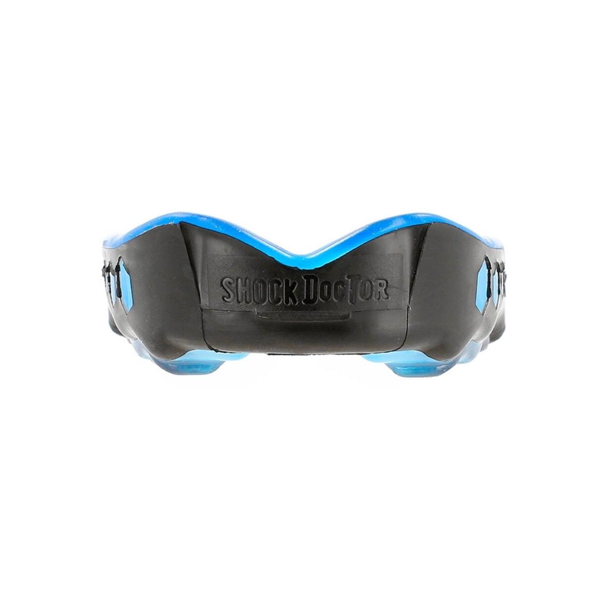 Protetor Bucal Gel Max Strapless Azul E Preto Para Crianças Shock Doctor 2/4