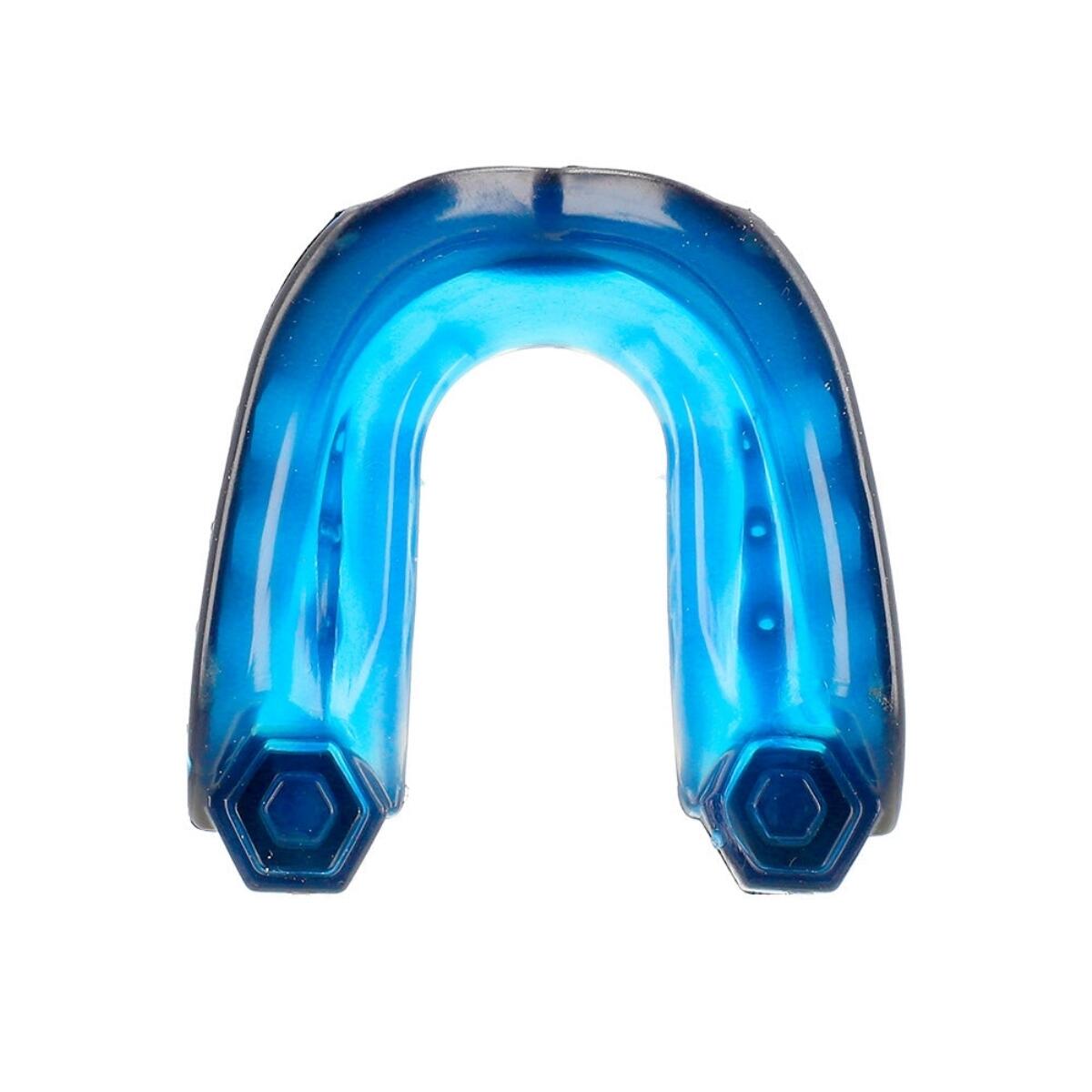 Protetor Bucal Gel Max Strapless Azul E Preto Para Crianças Shock Doctor 4/4