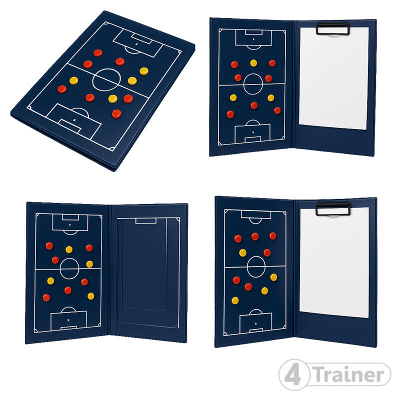 Tableau Tactique Magnétique Pour Futsal/football - Avec Stylo Effaçable Et Pions - Portable, 42x28 Cm