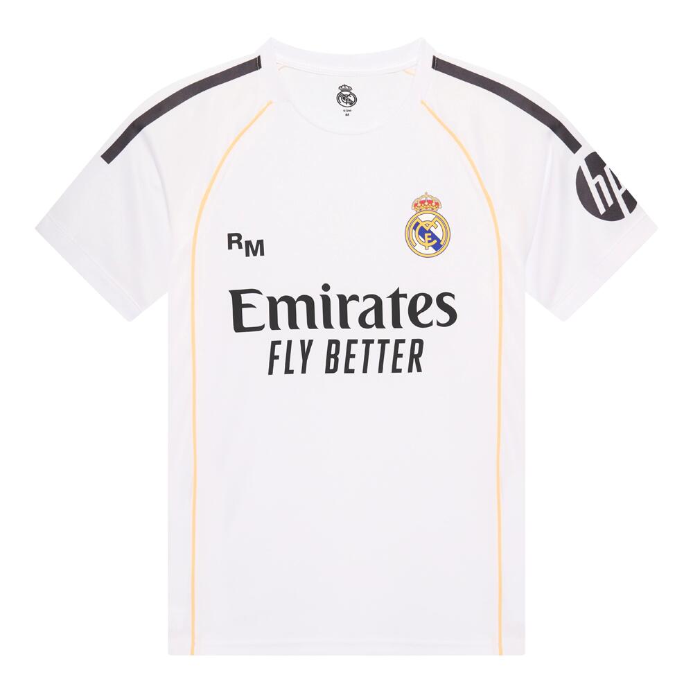 Camiseta Hombre Fútbol 1ª Equipación Real Madrid 25-26 Blanco-RM25C1