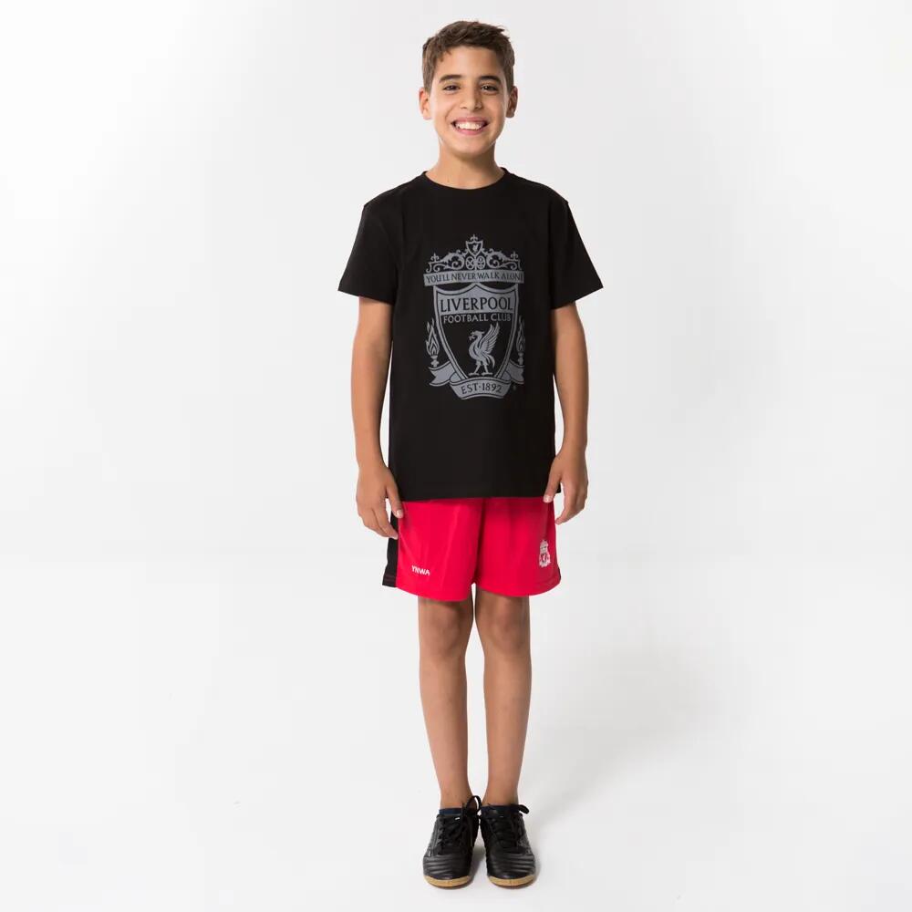 Liverpool logo t-shirt bambini - nero 6/7