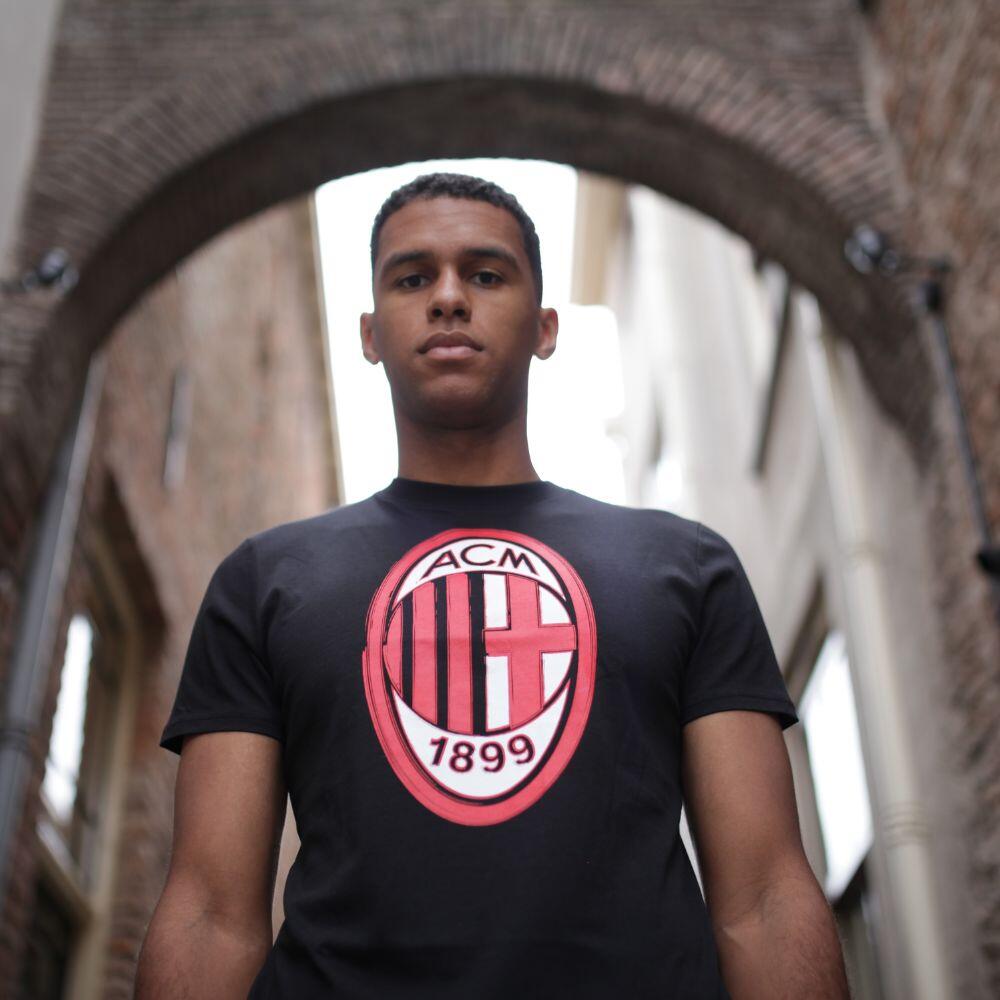Koszulka z dużym logo AC Milan dla dorosłych