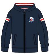 Sweat capuche zippé enfant PSG - Collection officielle PARIS SAINT GERMAIN 5/7