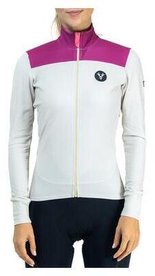 Women's lebram ventoux trui met lange mouwen beige roze