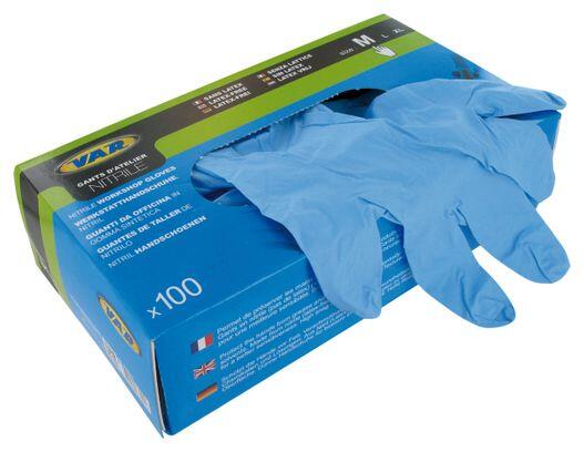 VAR Pack 100 Nitrilhandschuhe L – Minzblau