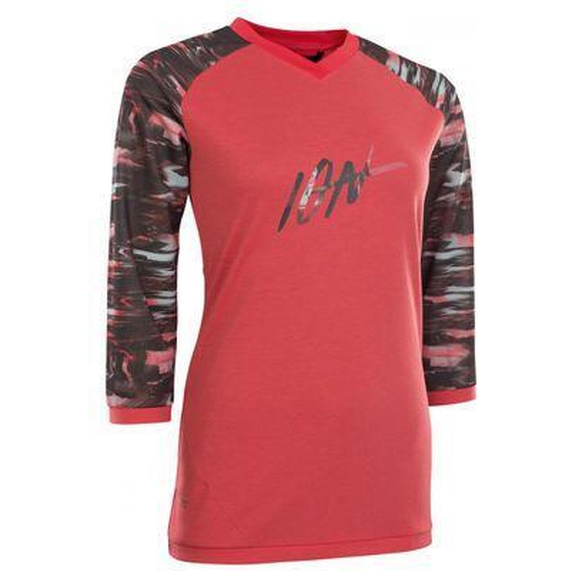 Ion - Maillot Manches 3/4 Femmes Ion Scrub Amp Rose - Chemise Manches Longues - Noir|violet - Decathlon