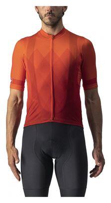 Maglia Castelli A Tutta Maniche Corte — Motivo Rombo