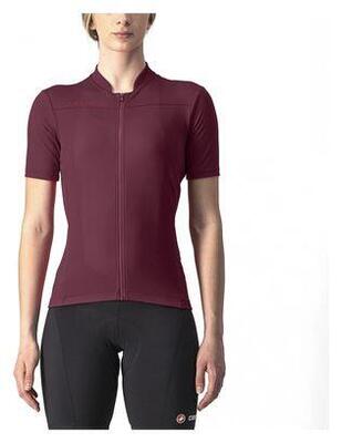 Maglia Donna Castelli Anima 3 Manica Corta Rosso