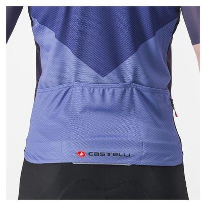 Maillot Castelli Endurance Pro 2 de manga corta Azul oscuro/Morado 3/6