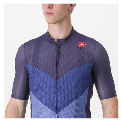 Maillot Castelli Endurance Pro 2 de manga corta Azul oscuro/Morado 5/6