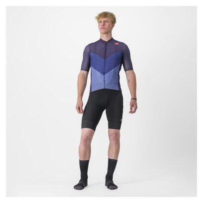 Maillot Castelli Endurance Pro 2 de manga corta Azul oscuro/Morado 6/6
