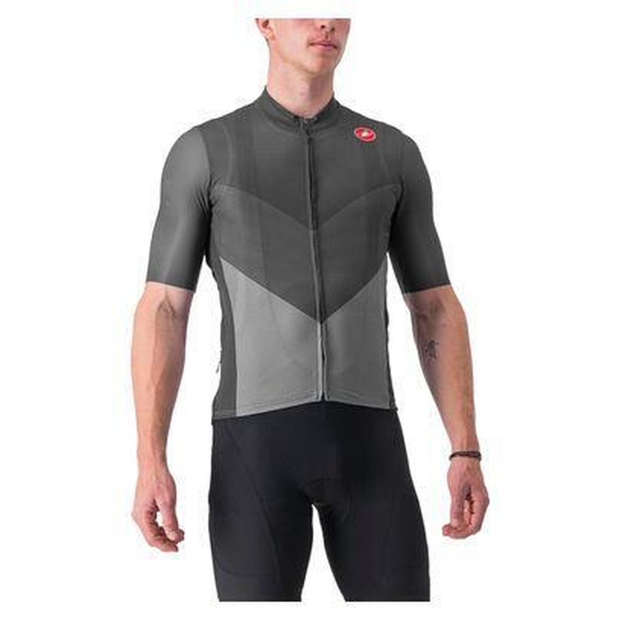 Castelli - Maillot Manches Courtes Castelli Endurance Pro 2 Gris Foncé - Maillot Manches Courtes - Gris - Decathlon